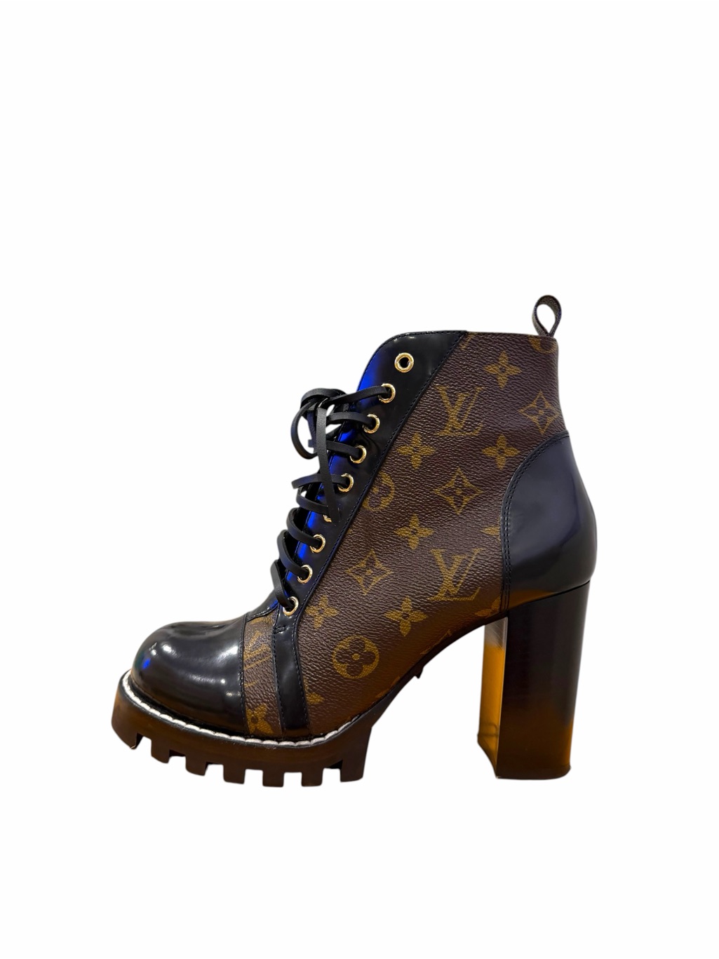Louis Vuitton Monogram Star Trail Ankle Boots Size 39